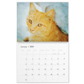2026 Ginger Tabby Cat Lover Owner Marmalade Cat Kalender (Jan 2027)
