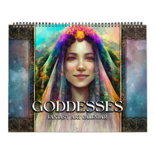 2026 Goddesses Fantasy Art Kalender