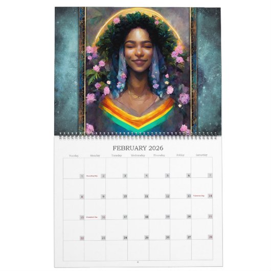 2026 Goddesses Fantasy Art Kalender (Feb 2026)