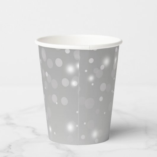 2026 Golden New Year with Snowflake and Santa Hat Pappbecher (Rechts)