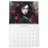 2026 Goth Queens Fantasy Art Kalender (Jan 2027)