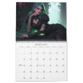 2026 Goth Queens Fantasy Art Kalender (Mär 2027)