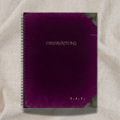 2026 Gothic Scholar Observations Ledger Notizblock