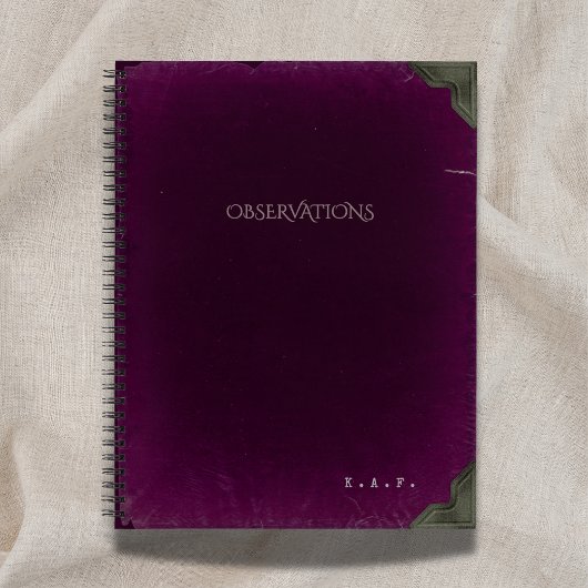 2026 Gothic Scholar Observations Ledger Notizblock