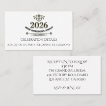 2026 Grad Details Card / Detalles Graduación