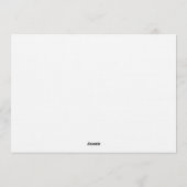 2026 Graduation Collage Script Gold Black Einladung (Rückseite)