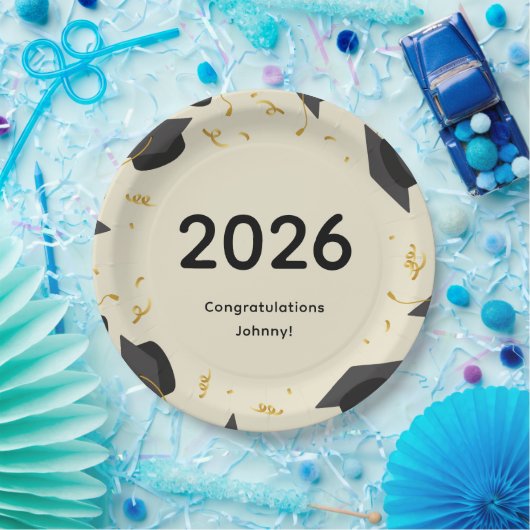 2026 Graduation Paper Plates Pappteller (Party)