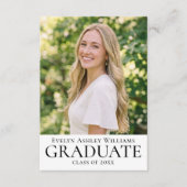 2026 Graduation Party Invitation Photo Insert Card (Vorderseite)
