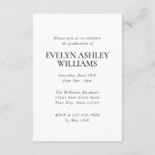 2026 Graduation Party Invitation Photo Insert Card (Rückseite)