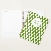 2026 Green and White Checkered Spiral  Planer (Anzeige)