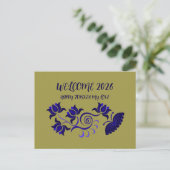 2026 GREETING CARD POSTKARTE (Stehend Vorderseite)