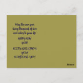 2026 GREETING CARD POSTKARTE (Rückseite)