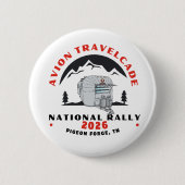 2026 GROßE Avion Travelcade National Rally BUTTON (Vorderseite)