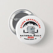 2026 GROßE Avion Travelcade National Rally BUTTON (Vorne & Hinten)