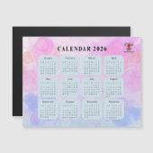 2026 Gynecology Calendar Magnet with Custom Logo (Vorne/Hinten)