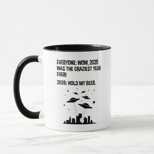 2026 Halt mein Bier Tasse (Links)