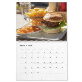 2026 Hamburger Wall Calendar Food Kalender (Mär 2026)