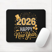 2026 Happy New Year Celebration For Party Enthusia Mousepad (Mit Mouse)