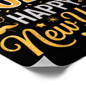 2026 Happy New Year Celebration For Party Enthusia Poster (Ecke)
