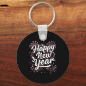 2026 Happy New Year Eve Party Firework Men Women K Schlüsselanhänger (Vorderseite)