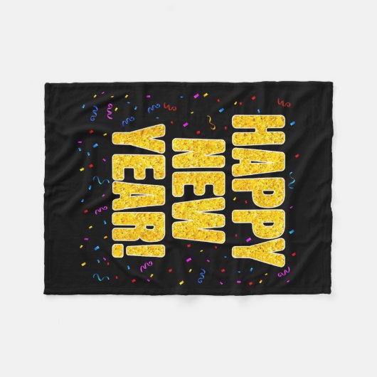 2026 Happy New Year Family Matching New Year Party Fleecedecke (Vorderseite (Horizontal))