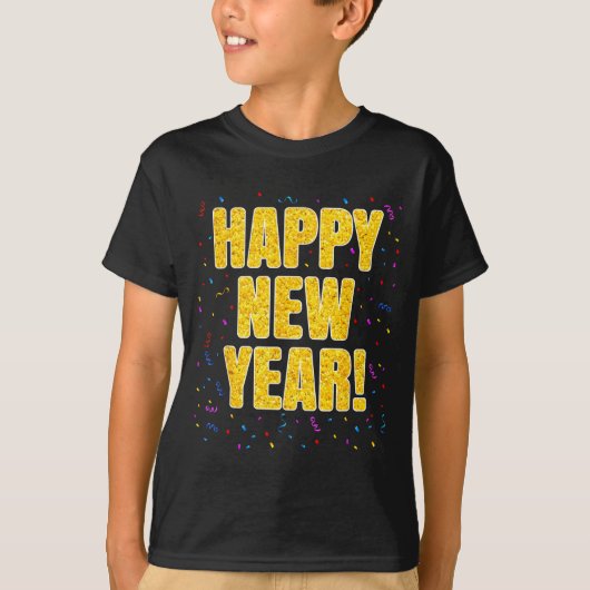 2026 Happy New Year Family Matching New Year Party T-Shirt (Vorderseite)