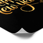 2026 Happy New Year Fireworks  Poster (Ecke)