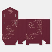 2026 Happy New Year Modern Classic Typography Geschenkschachtel (Ungefaltet)