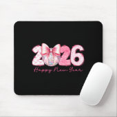 2026 Happy New Year Nk Coquette Preppy Disco Girly Mousepad (Mit Mouse)