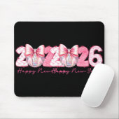 2026 Happy New Year Nk Coquette Preppy Disco Girly Mousepad (Mit Mouse)