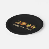 2026 Happy New Year Pappteller (Schrägansicht)