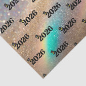 2026 happy new year pattern colorful glitters seidenpapier (Ausschnitt)