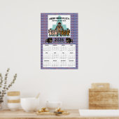 2026 Herd Mentality Kalender (18 x 27) Poster (Küche)