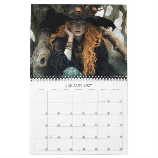 2026 Hexen Fantasy Art Kalender (Jan 2027)