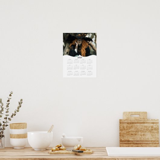 2026 Hexenvolljähriger Mauerkalender Poster (Küche)