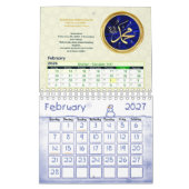 2026 Hijri Calendar  Islamic Art & Key Dates  Kalender (Feb 2027)