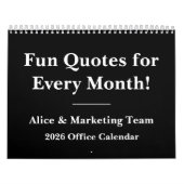 2026 Hilarious Office Wall Calendar Kalender (Titelbild)