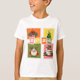 2026 Holiday Cheer Postage Tee | Whimsical Christm