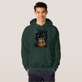 2026 Hoodie - Festive Deep Forest Green Pullover (Vorne ganz)