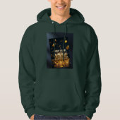 2026 Hoodie - Festive Deep Forest Green Pullover (Vorderseite)