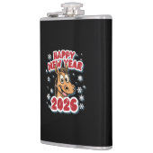 2026 Horse Zodiac Sign New Year Celebration.  Flachmann (Links)