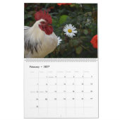 2026 Hühner Wandkalender Cute (Feb 2027)