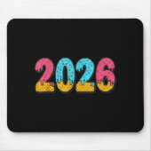 2026 Ice Cream Drip Meme New Year Gen Alpha Slang  Mousepad (Vorne)