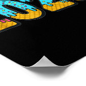 2026 Ice Cream Drip Meme New Year Gen Alpha Slang  Poster (Ecke)