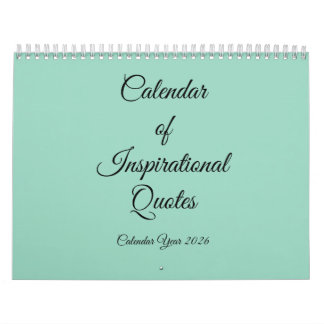 2026 Inspirational Quote Wall Calendar Kalender