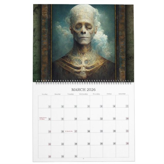 2026 Interner Visions Surreal Art Kalender (Mär 2026)