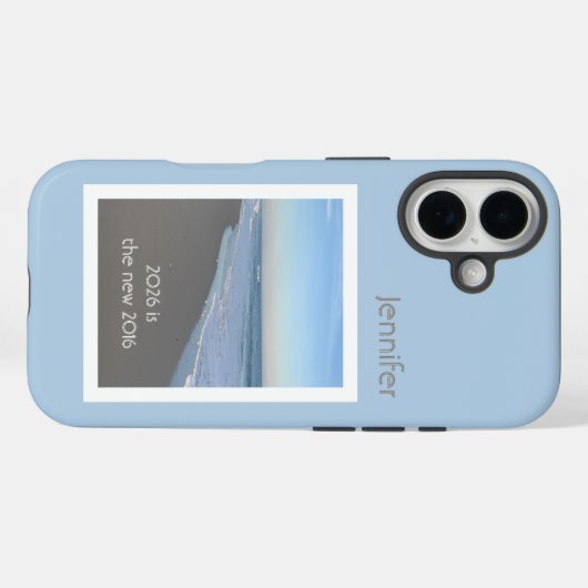 2026 is the New 2016 Beach Phone Case (Rückseite (Horizontal))