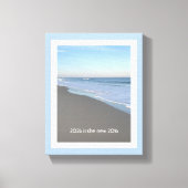 2026 is the New 2016 Beach Wrapped Canvas Leinwanddruck (Vorderseite)