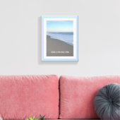 2026 is the New 2016 Beach Wrapped Canvas Leinwanddruck (Insitu (Wohnzimmer))