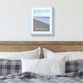 2026 is the New 2016 Beach Wrapped Canvas Leinwanddruck (Insitu (Schlafzimmer))